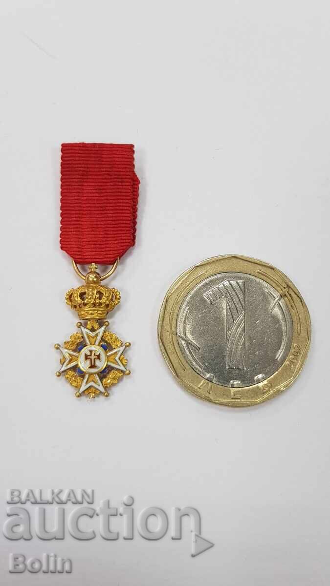 Σπάνια χρυσή μικρογραφία του Τάγματος του Χριστού - Πορτογαλία - 7