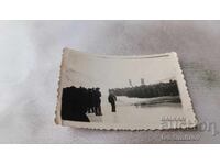 Fotografie Tineri și tinere pe lac înghețat 1941