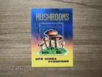 Βόρεια Κορέα - Μανιτάρια (1987) MNH
