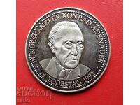 Medal - Germany - Chancellor Konrad Adenauer 1992 - 25th Anniversary of Death