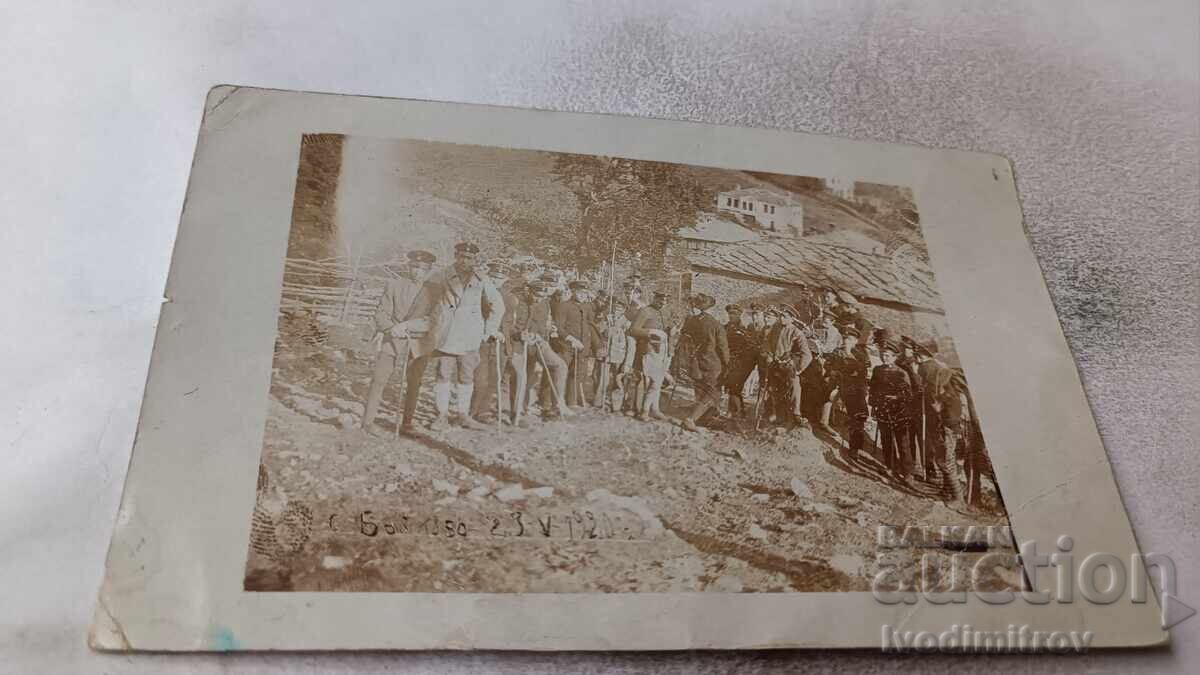 Photo Boykovo Men and Young Men 1920 Photo Boykovo Men and Young Men 1920