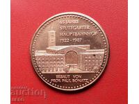 Medal - Germany - 65th Anniversary of Stuttgart Train Station 1922-1987