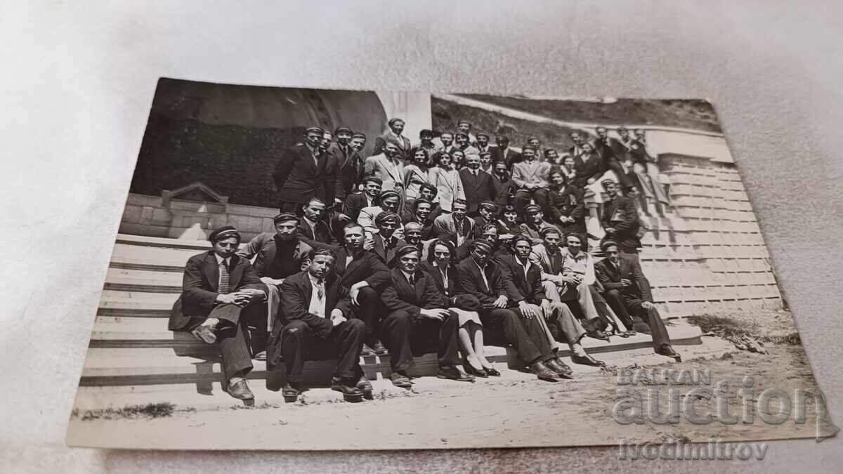 Photo Varna Young Men and Women with their Teachers 1932
