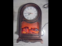 №*8288 Ceas de masă cu șemineu LED