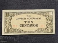 10 centavos Ocupația Japoneză Filipine