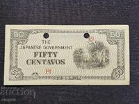 50 cenți japonezi ocupația Filipinelor
