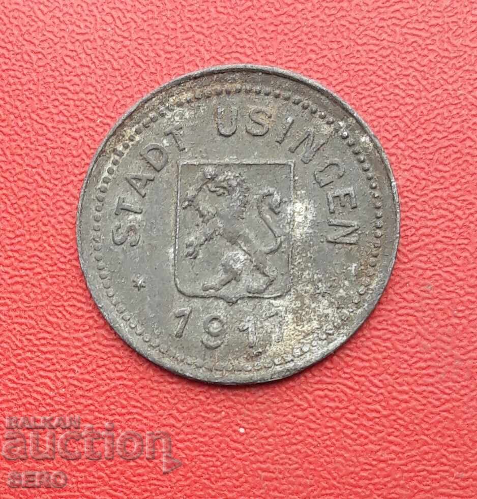 Germany-Hesse-Usingen-10 Pfennig 1917 with price 6.00 BGN | € 3.07