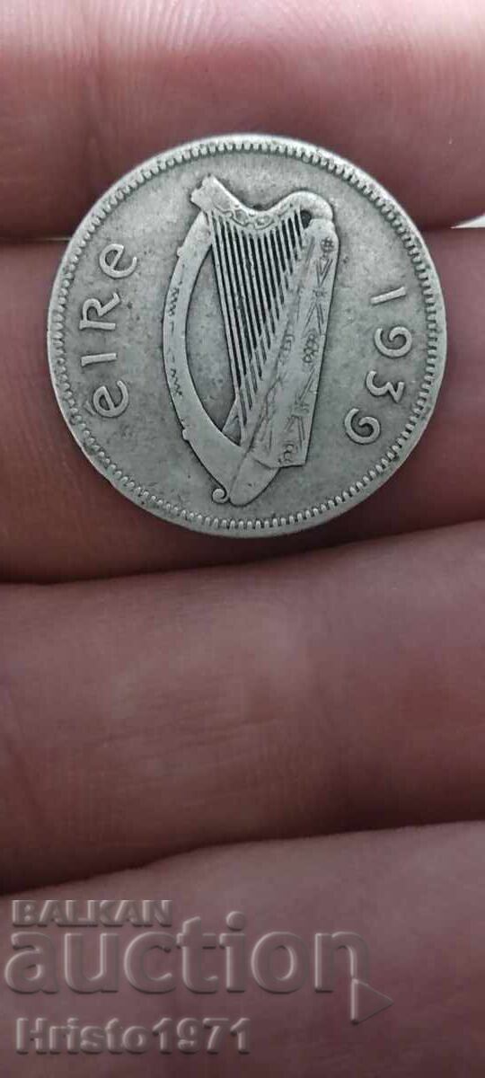 1 шилинг 1939 Ейре с цена € 17.50 | 34.23 лв.