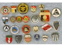Football 24 OLD BULGARIAN BADGES