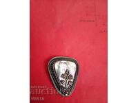 Αντίκα καρφίτσα, κλιπ για κασκόλ, φίλντισι