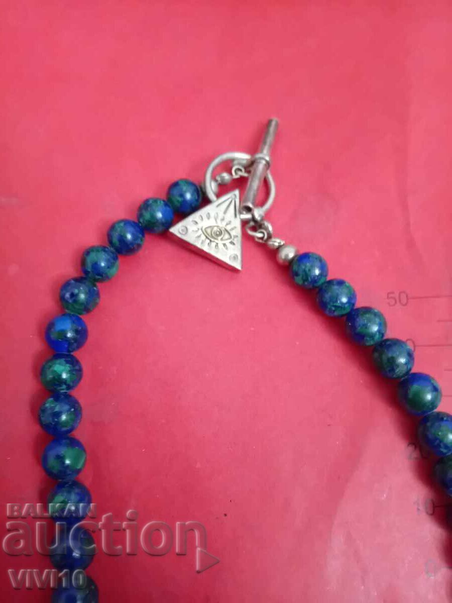 Antique azurite necklace Antique azurite necklace