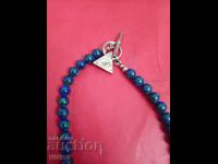 Antique azurite necklace