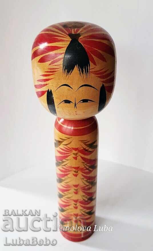 Голяма кукла Кокеши от семейство Ямагата-Сакунами-Кей - 5 Голяма кукла Кокеши от семейство Ямагата-Сакунами-Кей - 5