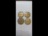 50 Stotinki 1937 4 pcs. Kingdom of Bulgaria