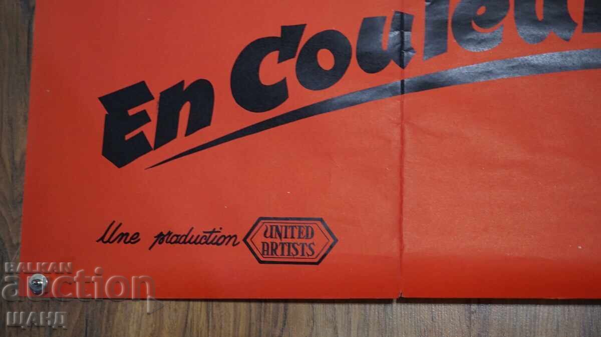 Livrarea Afis original francez vechi, mare, de film, poster cinematografic Livrarea Afis original francez vechi, mare, de film, poster cinematografic