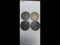 20 Leva 1940 4 pieces Kingdom of Bulgaria