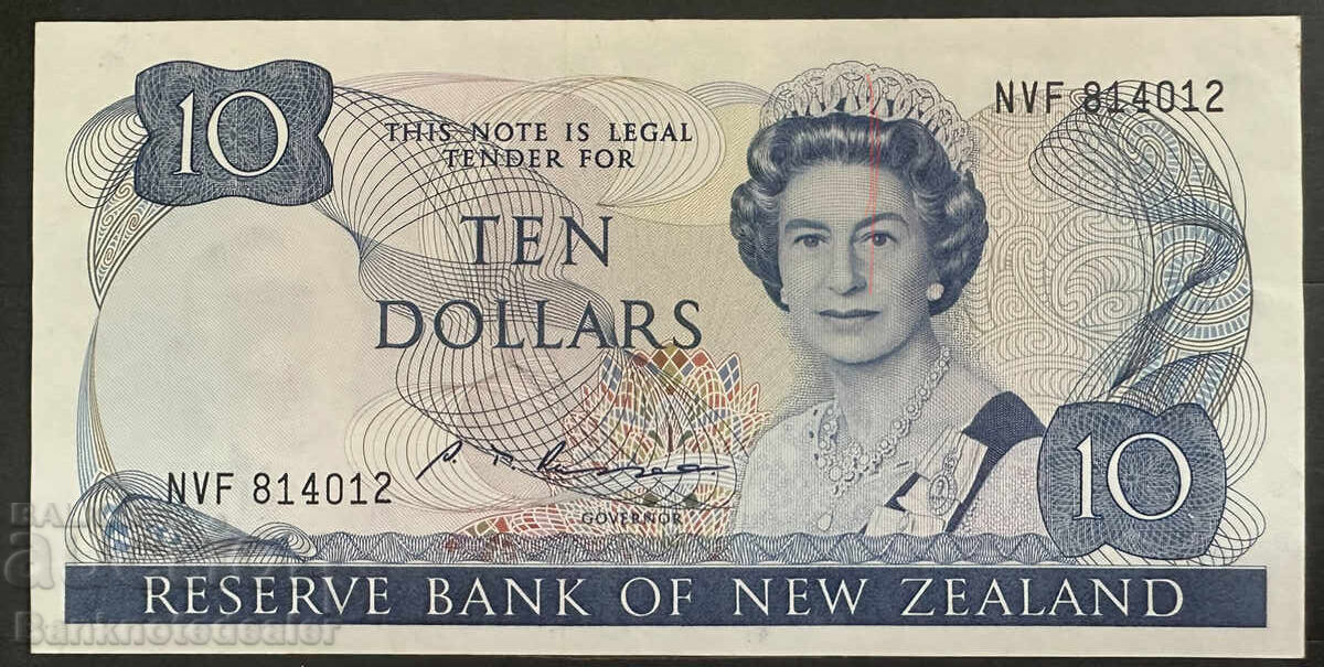 New Zealand 10 Dollars 1985 Pick 172b Reference 4012 New Zealand 10 Dollars 1985 Pick 172b Reference 4012