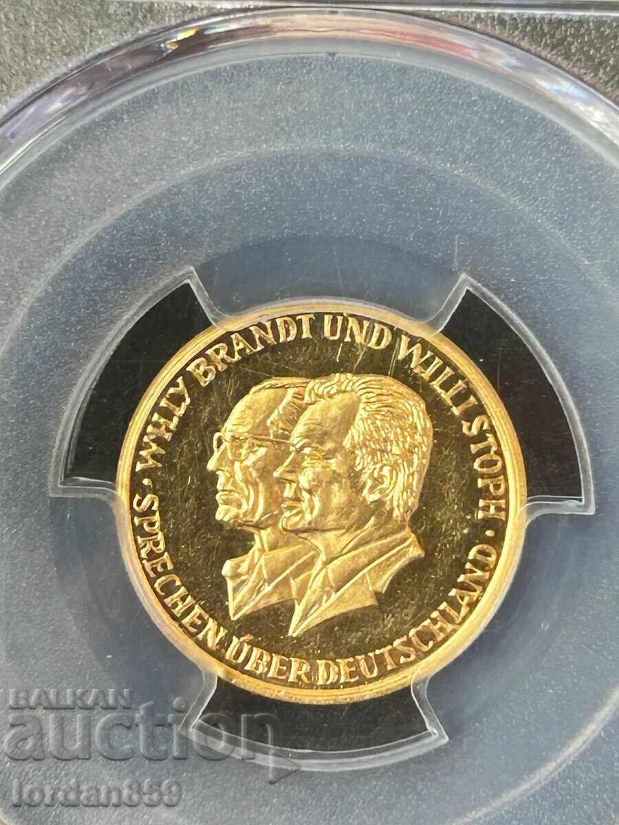 Gold Medal Federal Republic of Germany 1/10oz pcgs with price 800.00 BGN | € 409.03