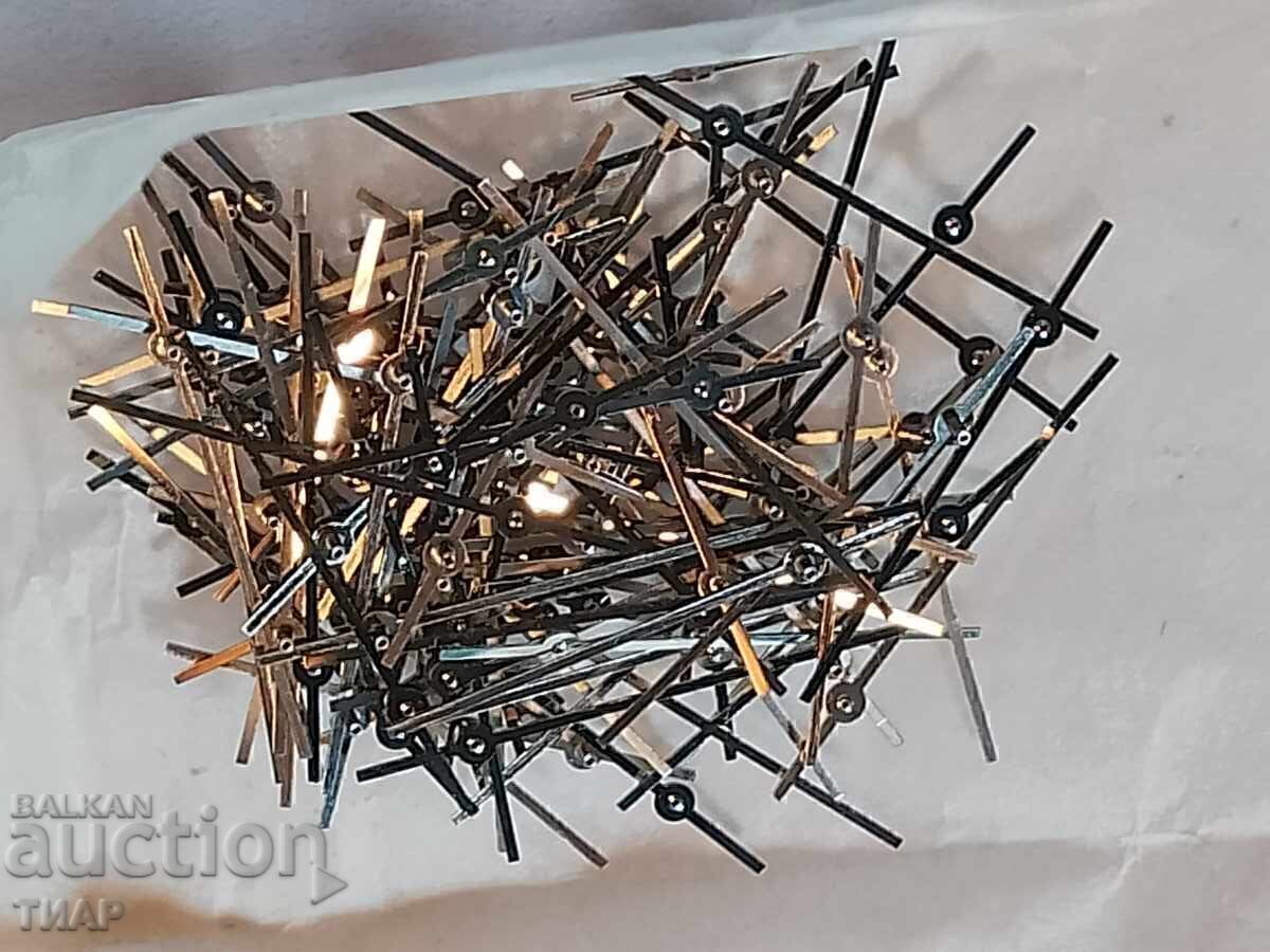 Watch hands 100 pcs - 0.01 st with price 5.65 BGN | € 2.89 Watch hands 100 pcs - 0.01 st with price 5.65 BGN | € 2.89