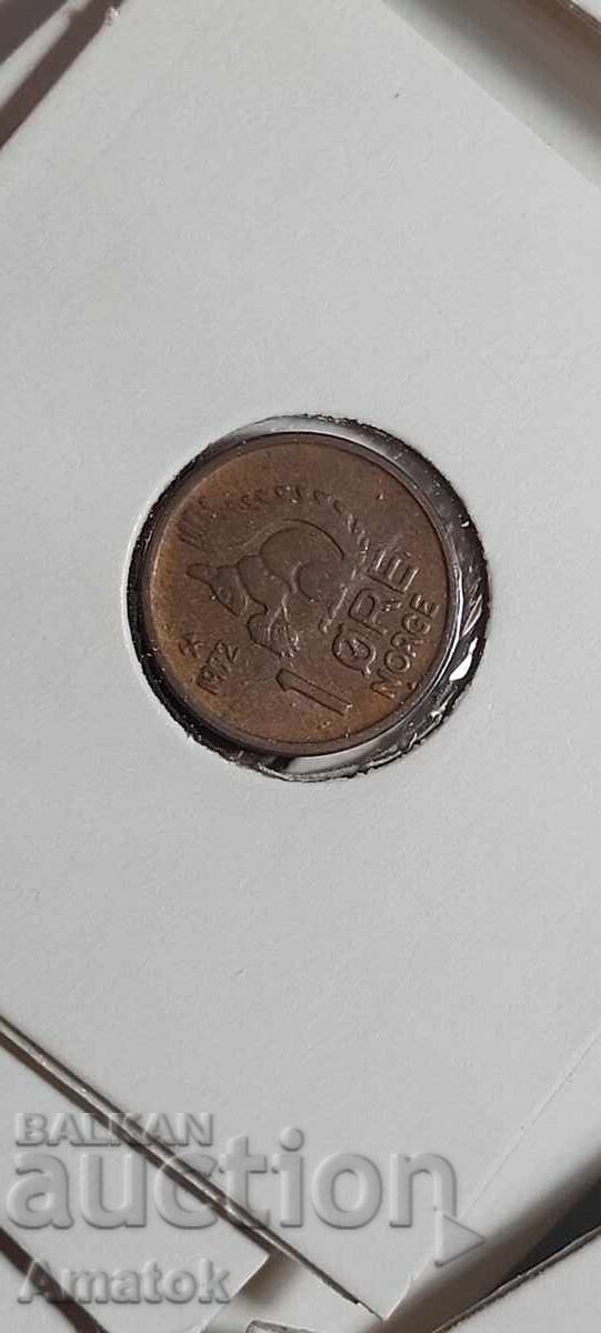 Лот от 48 броя 1 øre Норвегия + 1бр.5 øre подарък - 5