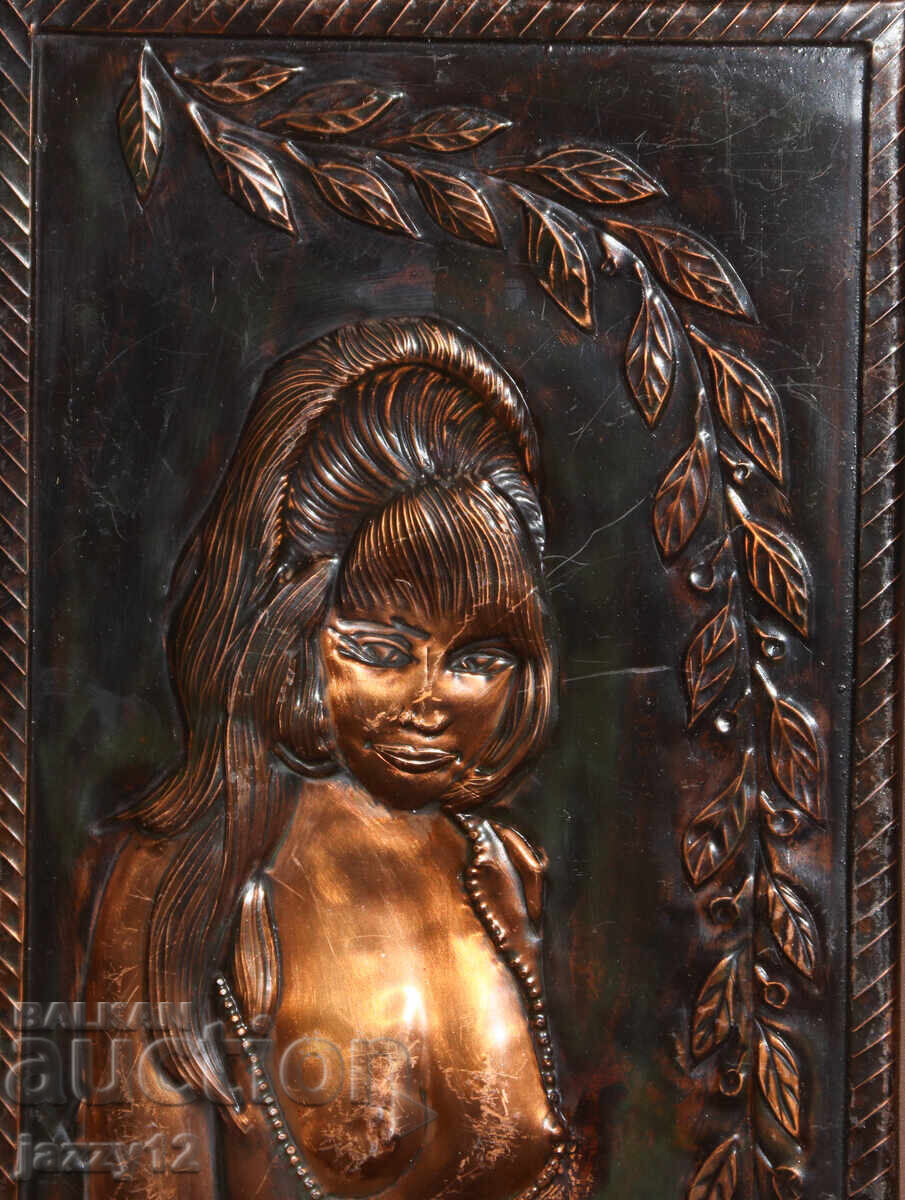 Delivery of Plaque panel metal plastic copper nude body