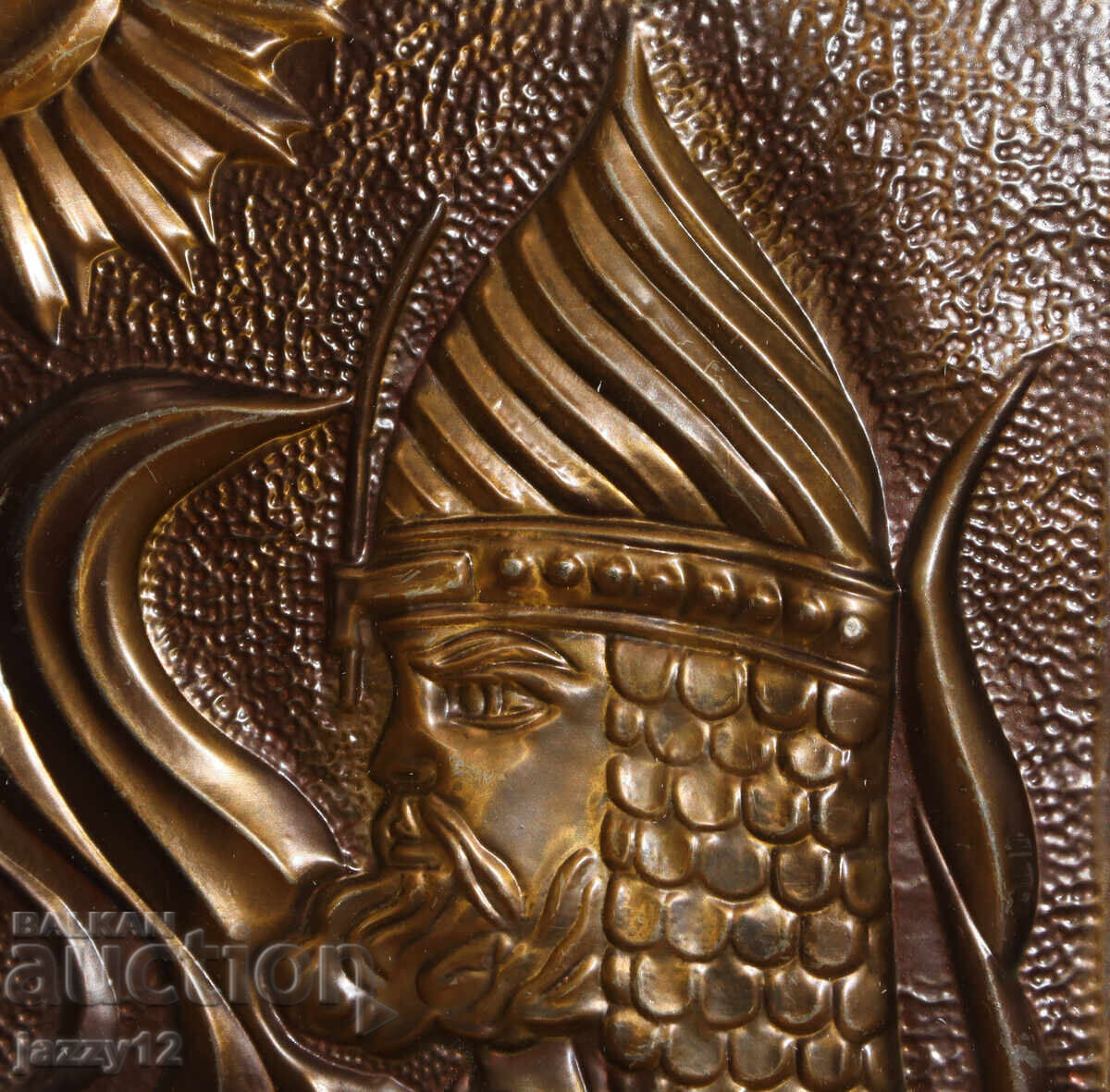 Delivery of Plaque panel metal plastic copper Warrior