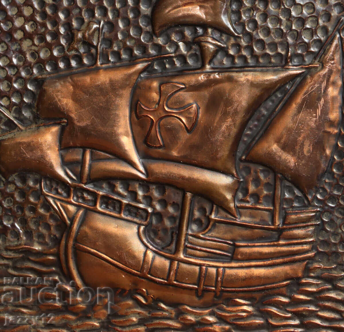 Πλακέτα πάνελ μεταλλοπλαστική χαλκός Ισπανική γαλέρα - 6 Πλακέτα πάνελ μεταλλοπλαστική χαλκός Ισπανική γαλέρα - 6