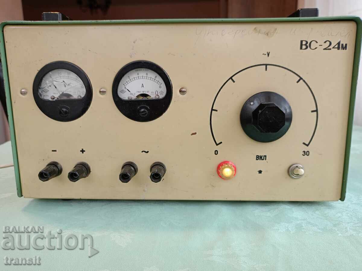 Токоизправител ВС -24м. 0-30v - 5 Токоизправител ВС -24м. 0-30v - 5