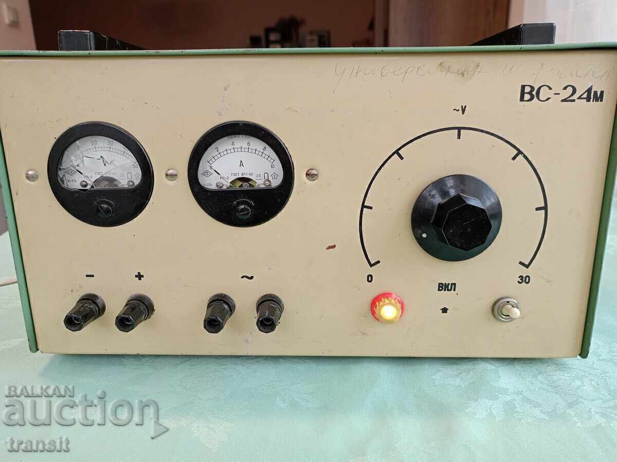 Токоизправител ВС -24м. 0-30v Токоизправител ВС -24м. 0-30v