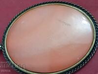 Colier vechi cu cuarț roz