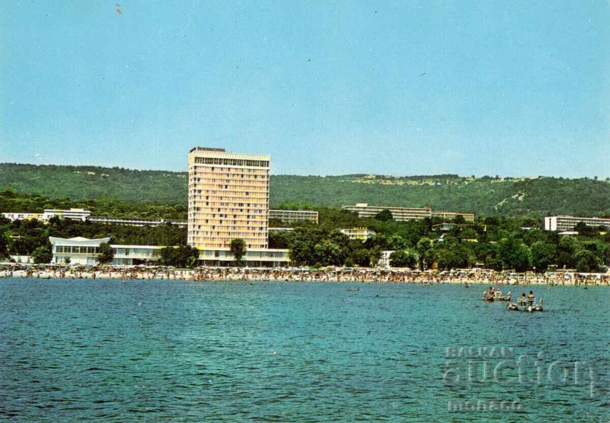 Carte poștală veche - Nisipurile de Aur, Vedere