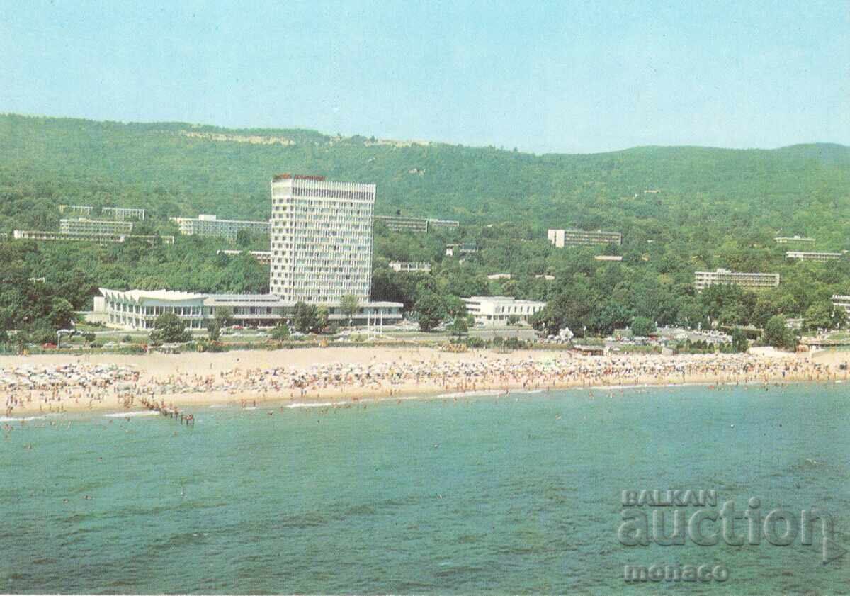 Carte poștală veche - Nisipurile de Aur, Vedere Carte poștală veche - Nisipurile de Aur, Vedere