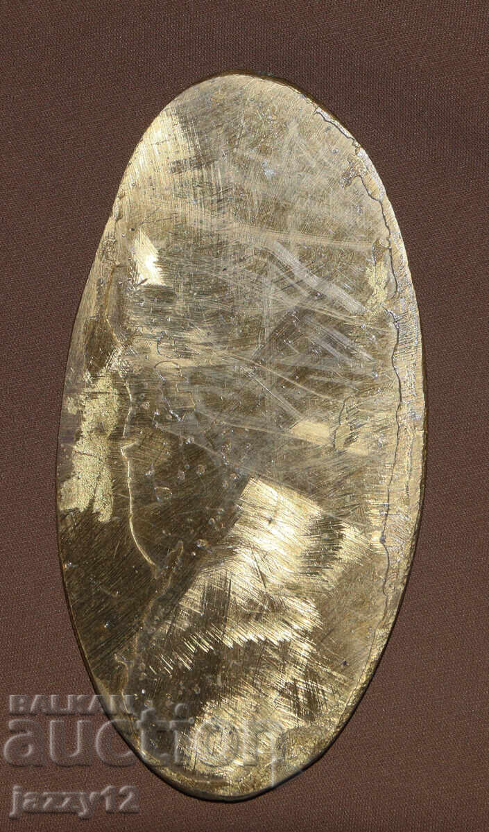 Veche aplicație din bronz, insignă artilerie - 5 Veche aplicație din bronz, insignă artilerie - 5