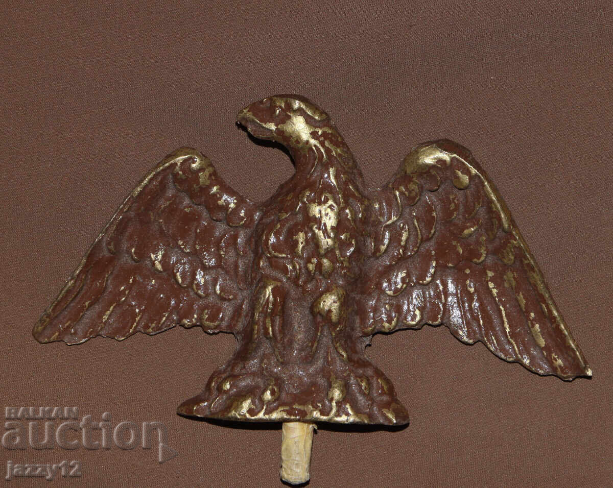 Δημοπρασία Παλιά μπρούτζινη εφαρμογή γλυπτό αετός