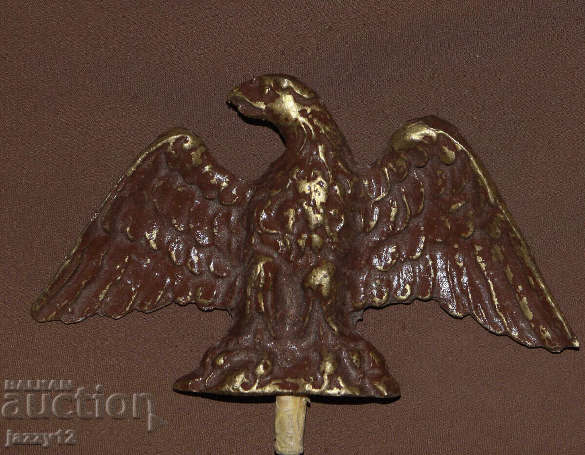 Παλιά μπρούτζινη εφαρμογή γλυπτό αετός