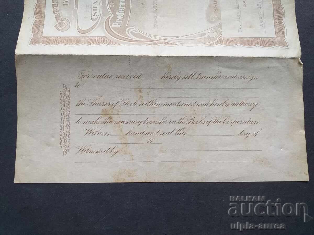 Delivery of 1916 MEARO MOTOR CAR COMPANY Old American Stock from 1