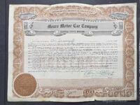 1916 MEARO MOTOR CAR COMPANY Old American Stock from 1