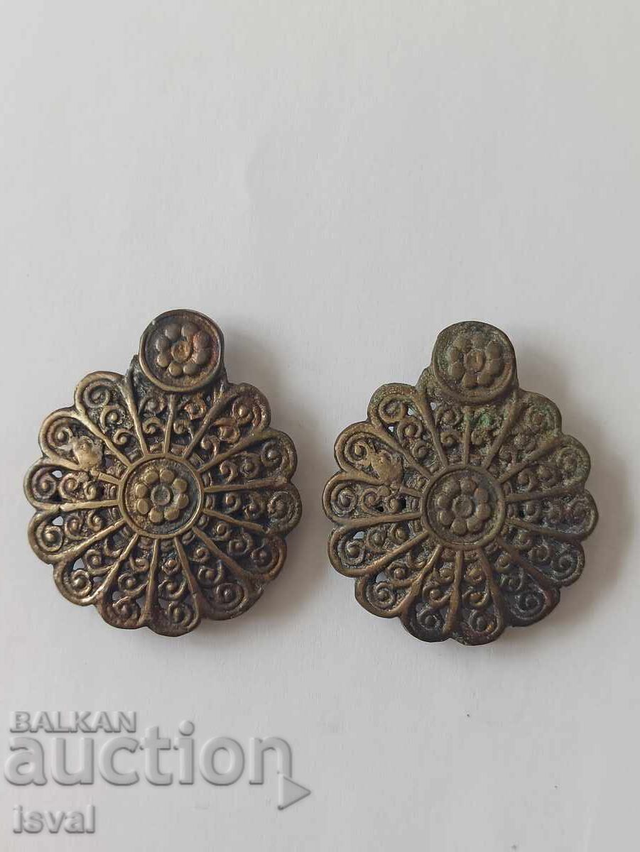 Decorațiuni renascentiste pentru curea - 2 bucăți