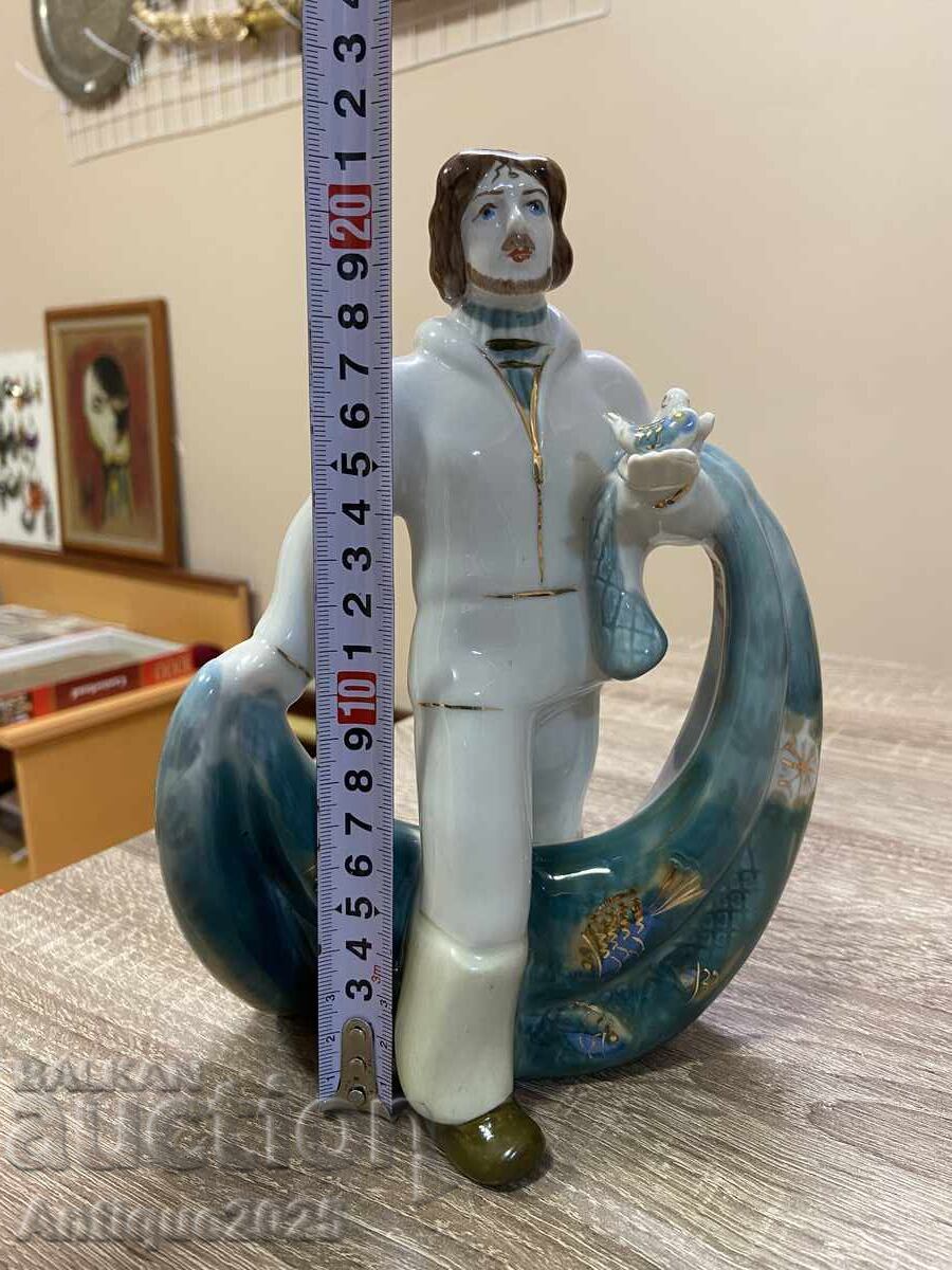 Порцеланова фигура „Рибар с мрежа“ - 6