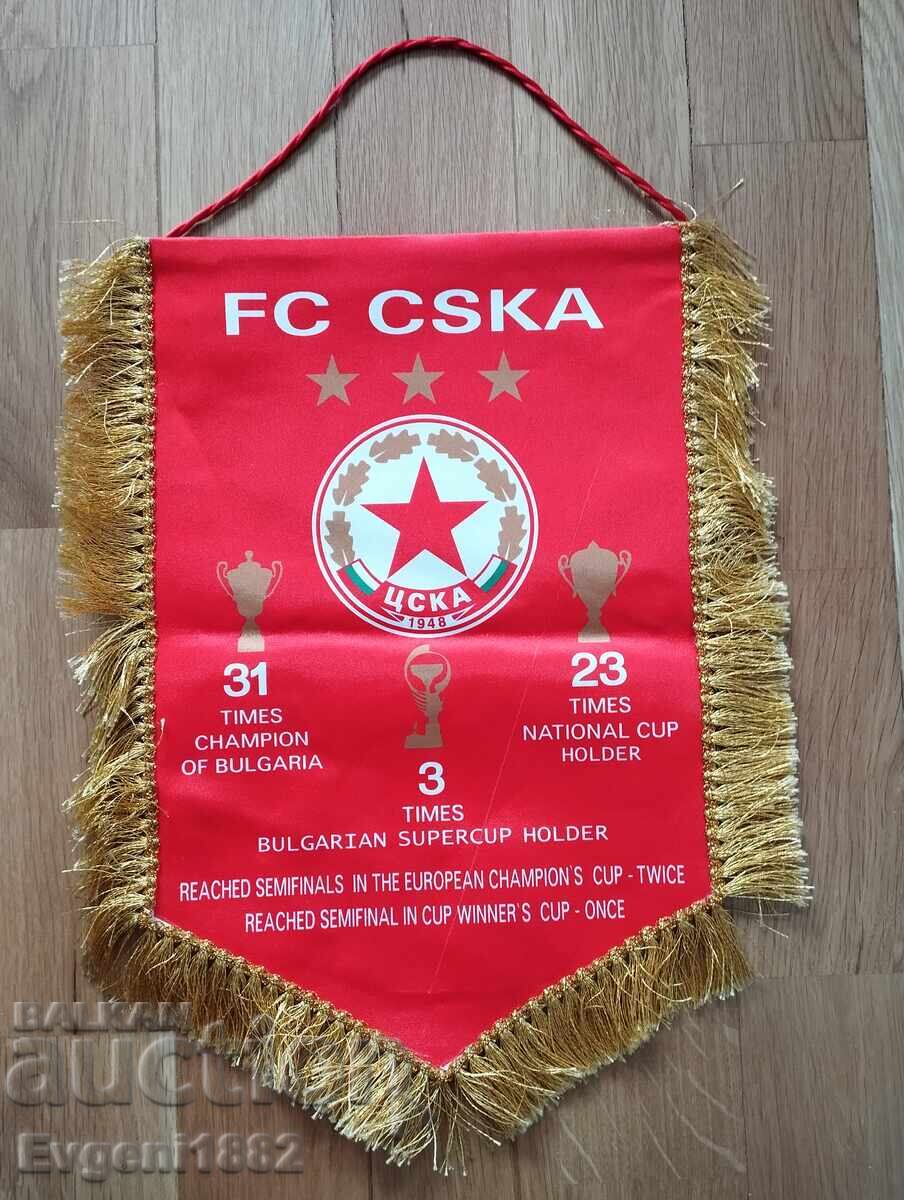ЦСКА Футболен Голям Флаг Шампион Футбол