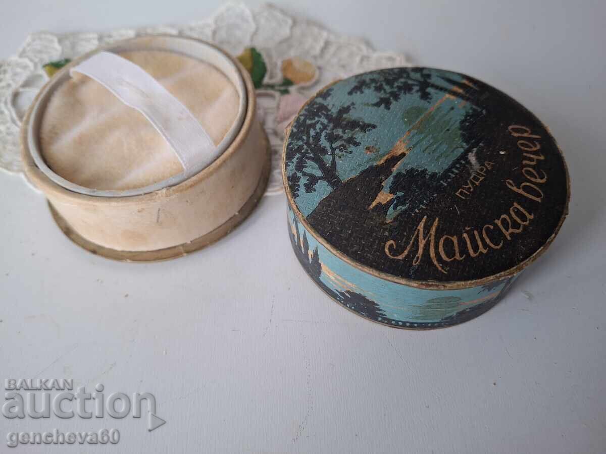 Anii 50. Cutie pudră „Mască de seară” Aroma-Sofia - 5