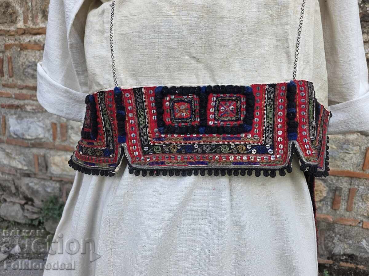 Γυναικεία παραδοσιακή φορεσιά από την πεδιάδα του Κουμάνοβο, με σπάνιο σαγιά - 6