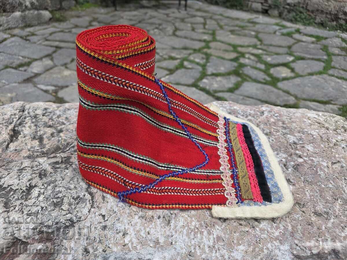 Centură autentică bărbați pentru costum popular din Skopje Blatija - 6