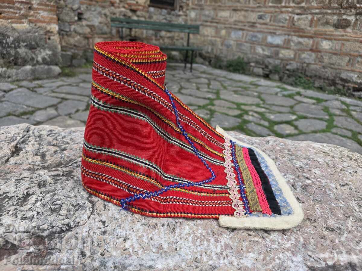 Men's authentic folk costume belt from Skopsko Blatije