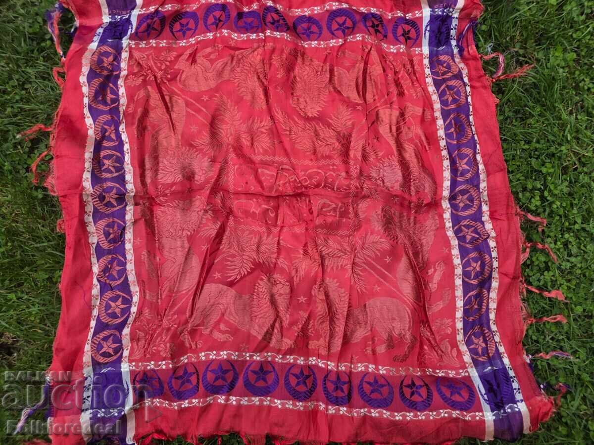 Auction Silk scarf for Mijak costume from the Ottoman era Auction Silk scarf for Mijak costume from the Ottoman era