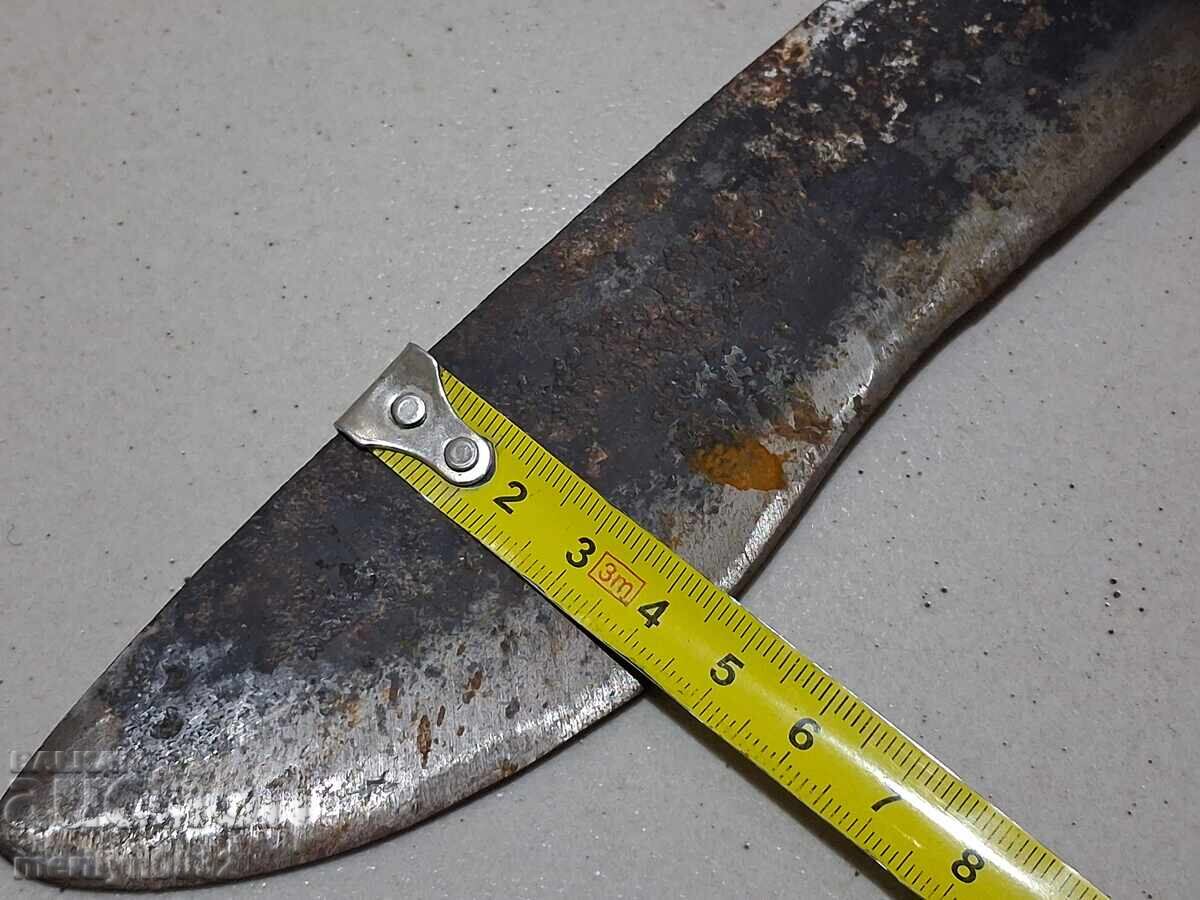 Shepherd's knife without a sheath, handle made of buffalo horn - 7