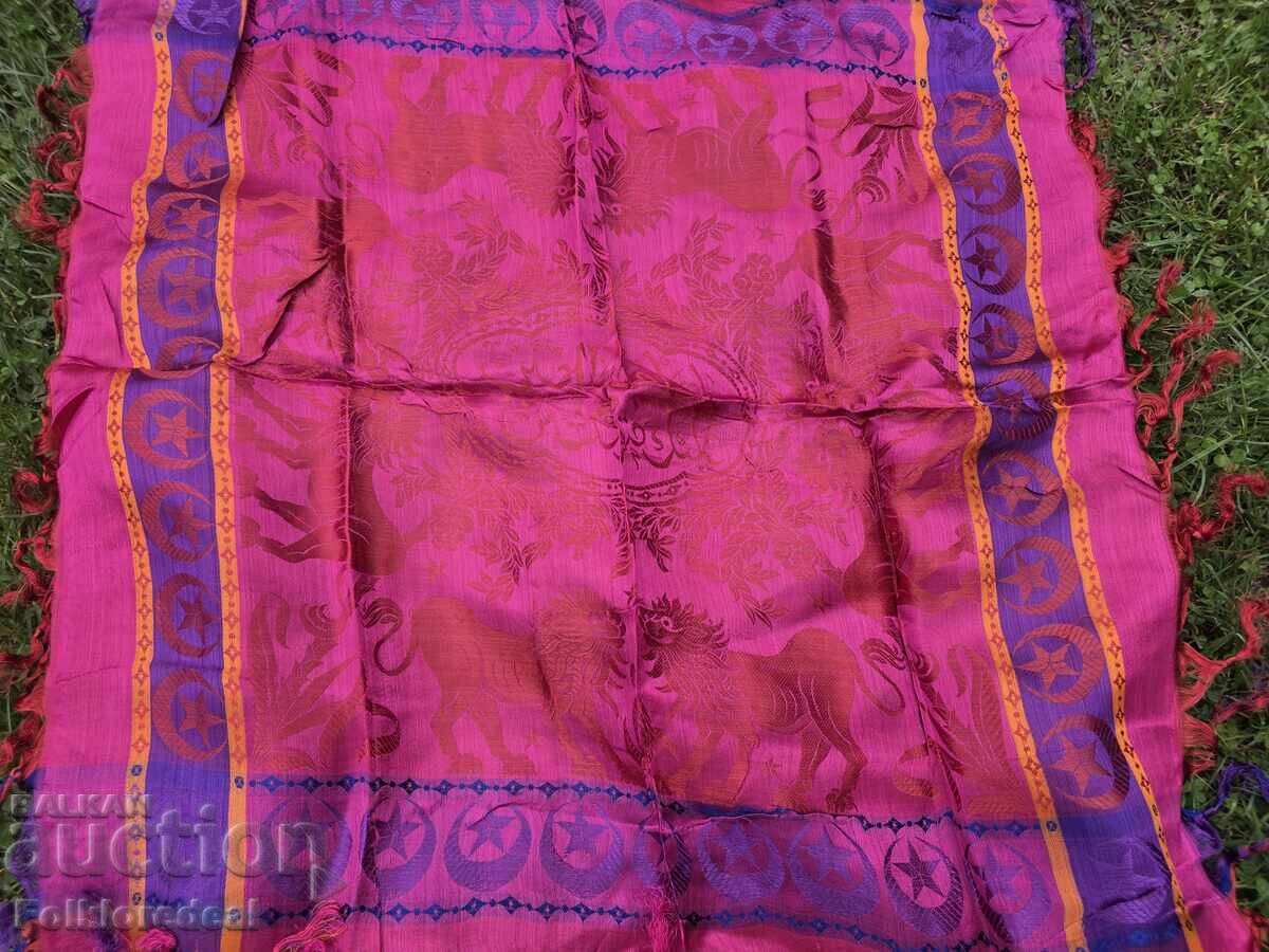 Auction Miyak headscarf for costume, original Ottoman silk Auction Miyak headscarf for costume, original Ottoman silk