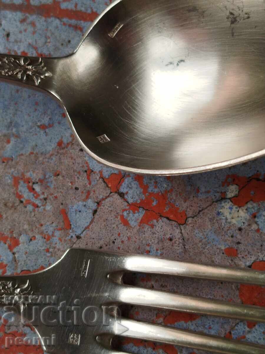 Old French Silver-plated Cutlery with price 120.00 BGN | € 61.36
