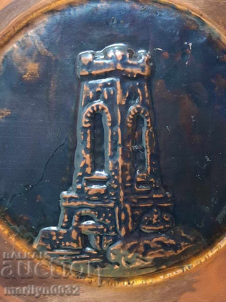 Decorative copper plate for wall sahan, copper, panica tray - 5