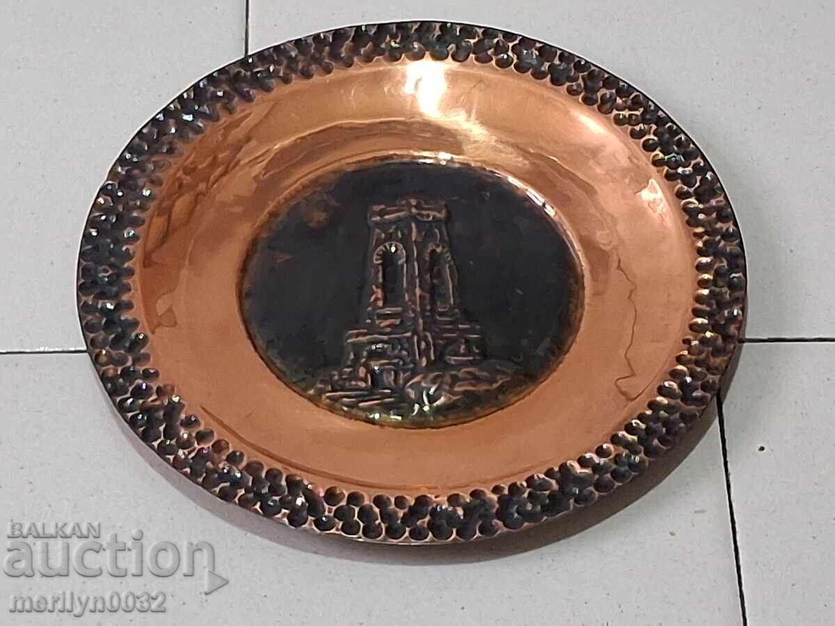 Decorative copper plate for wall sahan, copper, panica tray - 6